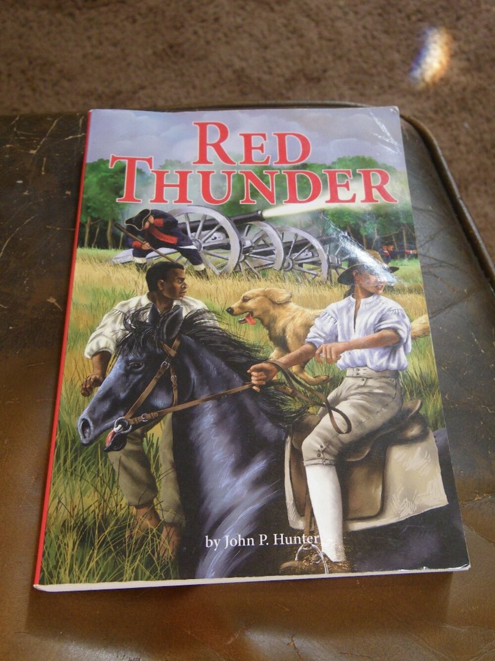 Red Thunder Colonial Williamsburg Yorktown by John P. Hunter YA Paperback Book